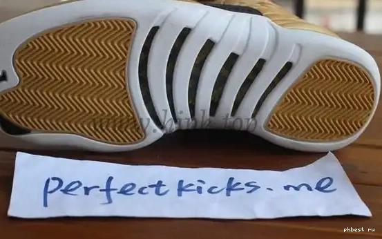 Authentic Air Gold 12 Jordan Pinnacle 0513